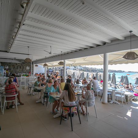 Acrogiali Beachfront Hotel Mykonos Platísz Jalósz Kültér fotó